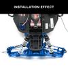 Globact 4-Pack Aluminum Alloy Front & Rear Suspension A-Arms and Tie Bar Upgrade Parts for Traxxas Slash 2WD F-150 1/10 RC Car Replacement of 2555 3631 2532 (Blue) view 3