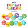 merka Bath Toys Flash Cards - 36-Pc Multicolor 2.25-Inch Foam Alphabet & Number Cards - Waterproof Bath Time Toddler Learning Toys for Ages 1-3 view 2