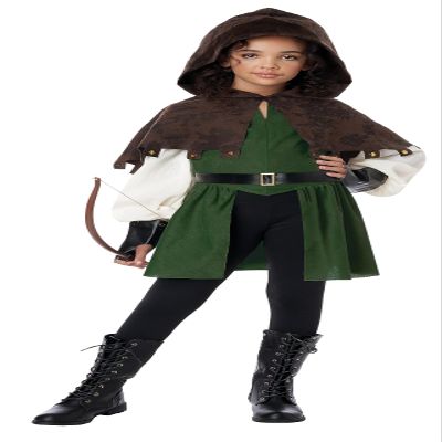 California Costumes, Robin Prince of Thieves, Child, Multi-colored, Large (size 10-12)