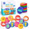 merka Bath Toys Flash Cards - 30-Pack, 2.25-Inch EVA Foam, Multicolor - Baby Bath Toys & Memory Matching Game & Bathtub Flash Cards view 1