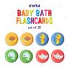 merka Bath Toys Flash Cards - 30-Pack, 2.25-Inch EVA Foam, Multicolor - Baby Bath Toys & Memory Matching Game & Bathtub Flash Cards view 2