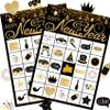Funnlot New Year Eve Games 24 Players New Year Eve Bingo New Year Games for Kids New Year Bingo Game Cards for School New Years Eve Kids Activities New Years Party Supplies view 1