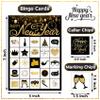 Funnlot New Year Eve Games 24 Players New Year Eve Bingo New Year Games for Kids New Year Bingo Game Cards for School New Years Eve Kids Activities New Years Party Supplies view 2