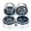 RCLIONS 4pcs Aluminum 2.2" RC Beadlock Wheels Rims 35mm for Axail Wraith RR10 1/10th RC Crawler Truck Car view 4