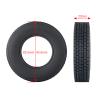 Que-T 22mm RC Wheel Tires 4pcs 1/14 RC Tires for 1/14 Tamiya Trailer Tractor Truck Upgrade Parts view 2