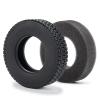 Que-T 22mm RC Wheel Tires 4pcs 1/14 RC Tires for 1/14 Tamiya Trailer Tractor Truck Upgrade Parts view 3