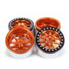RCLIONS 4PCS Aluminum Alloy 2.2 Inch RC Beadlock Wheels Rims 35mm for AXIAL Wraith RR10 TRX4 1/10th RC Crawler Truck Car view 3