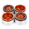 RCLIONS 4PCS Aluminum Alloy 2.2 Inch RC Beadlock Wheels Rims 35mm for AXIAL Wraith RR10 TRX4 1/10th RC Crawler Truck Car view 4