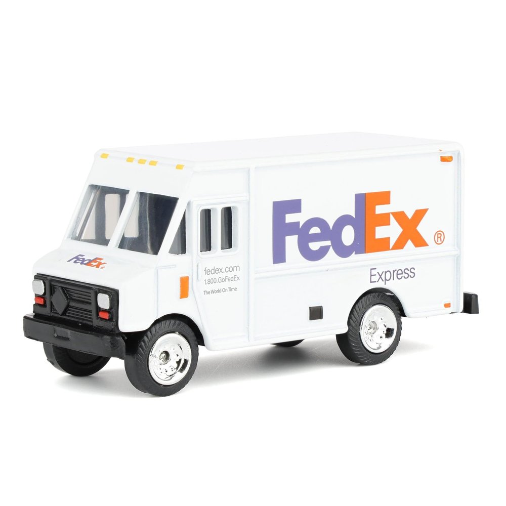 Small 1/64 FedEx Express Step Die-Cast Delivery Van 000177