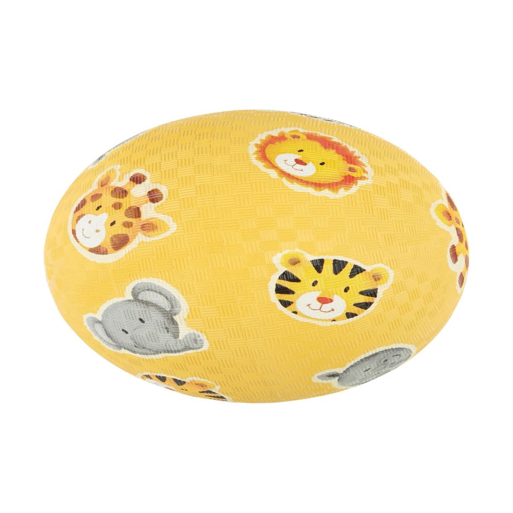 Sigikid 42409 Zoo PlayQ Rubber Ball Toys for Baby Girls and Boys Recommended from 1 Year Old Yellow
