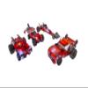 giochi preziosi s.p.a. LAU01000 Laser Pegs Models-4-in-1 Red Racer, Multi Colour view 4