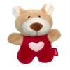 Sigikid 42800 Red Stars Bear Rattle Recommended from 0 to 12 Months Red/Beige view 1