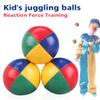CONLEY JAS Juggling Balls beanbag [Pack of 3] for Kids Beginners to Advanced Jugglers, 4 Panel 2 Layer Construction DesignNo Bounce Design,Soft and Easy Juggling Kit, and Fabric Travel Bag! view 2