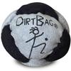 DIRTBAG Classic Footbag 3 Pack with Pouch, Unique, Footbag Set with Signature Carry Bag - Blue/Grey/Red with Black Pouch. view 3