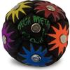 DIRTBAG All Star Footbag 3 Pack with Pouch, 100% Handmade, Premium Quality, Bright Vivid Colors, Signature Carry Bag - Black/White with White Pouch view 3