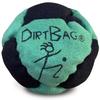 DIRTBAG Classic Footbag 3 Pack with Pouch, Unique, Footbag Set with Signature Carry Bag - Red/Green/Blue with Black Pouch. view 3