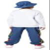 California Costumes 90's Hip Hop Kid Boys Costume Medium size 8-10, Multi view 4
