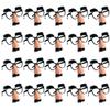 PPXMEEUDC 20 PCS Disguise Glasses with Funny Nose Funny Glasses with Eyebrows and Mustache Perfect Party Favors for Costume Halloween and Birthday Parties view 1