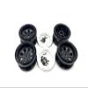 2.2" Beadlock Rims/Wheels X4 for 1/10 1/8 4WD Truck Tires Axial SMT10 SCX10 II RBX10 SCX6 TRX-4 MJX H8H RLAALOR MK07 YK4106 Raptor F150 KM Tank 300 TF2 LWB Hilux LC80 LC70 FJ40 Land CRUSIER RGT LC76 view 2