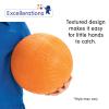 Excellerations 6"Dia. Orange Best Quality Rubber Playground Balls - Set of 6 view 2