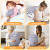 Achwishap Husky Plush,Husky Stuffed Animal-Kawaii Dog Plush Toys,13.7 Cute Plushies Dog Animal Plushie Stuffed Huskie,Animal Pillows for Kids Adults,Plushie Birthday Gifts for Dogs Lover view 3