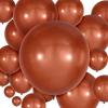 100 Pieces Latex Balloons Different Sizes 18/12/10/5 Inch Party Balloon Kit for Valentines Birthday Baby Shower Wedding Bride Graduation Party Decoration (Retro Coffee) view 1