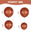 100 Pieces Latex Balloons Different Sizes 18/12/10/5 Inch Party Balloon Kit for Valentines Birthday Baby Shower Wedding Bride Graduation Party Decoration (Retro Coffee) view 2