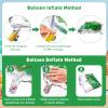 12 Pack Garbage Truck Foil Balloon Trash Truck Birthday Party Decoration Trash Waste Management Recycling Green Foil Balloon Baby Shower Party Favor Supplies view 3