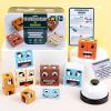Face Blocks Wooden Face Changing Magic Cube Game Family Board Games Brain Teaser Puzzles Toys Gifts for Kids Boys Girls 3 4 5 6 7 8 9 10 view 1