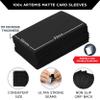 Quiver Time Trading Card Deck Blocks and Card Sleeve Bundle Fits Magic: the Gathering Cards & Other TCGs  5x 100+ Standard Deck Box with 2 Dividers/Box + 500 Artemis Mixed Sleeves (66x93 mm) view 3