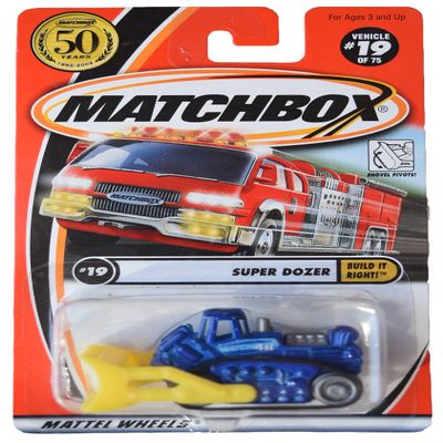Matchbox Super Dozer, Build It Right #19 [Blue]