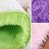 Kekon Ultra Soft Indoor Modern Square Area Rugs Fluffy Non-Slip Floor Carpets Silky Mat for Living Room Bedroom Kids and Baby Room Nursery and Pet, 3.3 * 5.2ft, Khaki view 3
