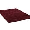 Kekon Ultra Soft Indoor Modern Square Area Rugs Fluffy Non-Slip Floor Carpets Silky Mat for Living Room Bedroom Kids and Baby Room Nursery and Pet, 2.6 * 6.6ft, Wine Red view 1