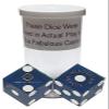 Cyber-Deals Wide Selection 19mm Craps Dice Pairs Authentic Nevada Casino TablePlayed Dice Green Valley Ranch Henderson Blue Frosted, Matching Serials view 2