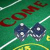 Cyber-Deals Wide Selection 19mm Craps Dice Pairs Authentic Nevada Casino TablePlayed Dice Green Valley Ranch Henderson Blue Frosted, Matching Serials view 3