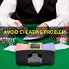Homwom Automatic Card Shuffler of Playing Card, UNO, Texas Hold'em, Poker, Home Card Games, Blackjack, Battery Operated Electric Poker Shuffling Machine (1-2 Deck) view 3