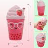 Anboor Squishies Straw Cup Jumbo Slow Rising Kawaii Scented Squishies Toys Stress Relief Kids Toys view 3