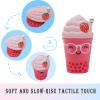 Anboor Squishies Straw Cup Jumbo Slow Rising Kawaii Scented Squishies Toys Stress Relief Kids Toys view 4