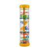 Rainmaker Baby Rain Stick Toys for Kids: 8 inch Rainstick Sensory Rattle Toys for Babies,Shaker Rainfall Tubes Musical Instrument - Yellow view 1