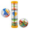 Rainmaker Baby Rain Stick Toys for Kids: 8 inch Rainstick Sensory Rattle Toys for Babies,Shaker Rainfall Tubes Musical Instrument - Yellow view 3