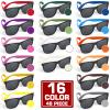 48 Pack 16 Colors Neon Party Sunglasses, 80s Retro Style Party Favors Sun Glasses Bulk for Carnival, Summer Pool Toys, Goody Bag Stuffers, Boy and Girl Beach Party Supplies, Birthday, School Gift view 2