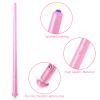 Gejoy 2 Piece Light up Wand for Kids Magic Wizard Witch Wand Princess Fairy Wands Sound Toy Cosplay Props(Pink) view 3