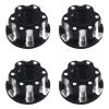 Vgoohobby 4Pcs Hexagonal Nuts, M4 Aluminum Alloy RC Wheel Hex Nuts Compatible with HSP Sakura D3 D4 1/10 RC Car (Black) view 1