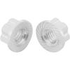 Vgoohobby 4Pcs Hexagonal Nuts, M4 Aluminum Alloy RC Wheel Hex Nuts Compatible with HSP Sakura D3 D4 1/10 RC Car (Silver) view 2