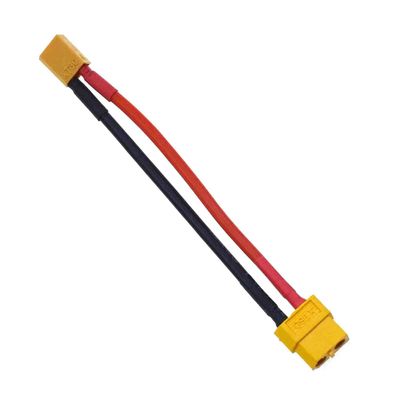 Reland Sun 1Pcs 14AWG 10cm XT60 Female Male to XT30 XT90 EC3 T plug Connector ESC (XT60 F- XT30 M)