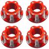 Vgoohobby 4Pcs Hexagonal Nuts, M4 Aluminum Alloy RC Wheel Hex Nuts Compatible with HSP Sakura D3 D4 1/10 RC Car (Red) view 1