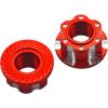 Vgoohobby 4Pcs Hexagonal Nuts, M4 Aluminum Alloy RC Wheel Hex Nuts Compatible with HSP Sakura D3 D4 1/10 RC Car (Red) view 3