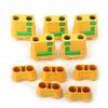 Reland Sun 10Pairs XT30 XT60 XT60H XT90 XT90-HF EC2 EC3 EC5 T Plug Connector Set Male Female Banana Plug (XT90S) view 1