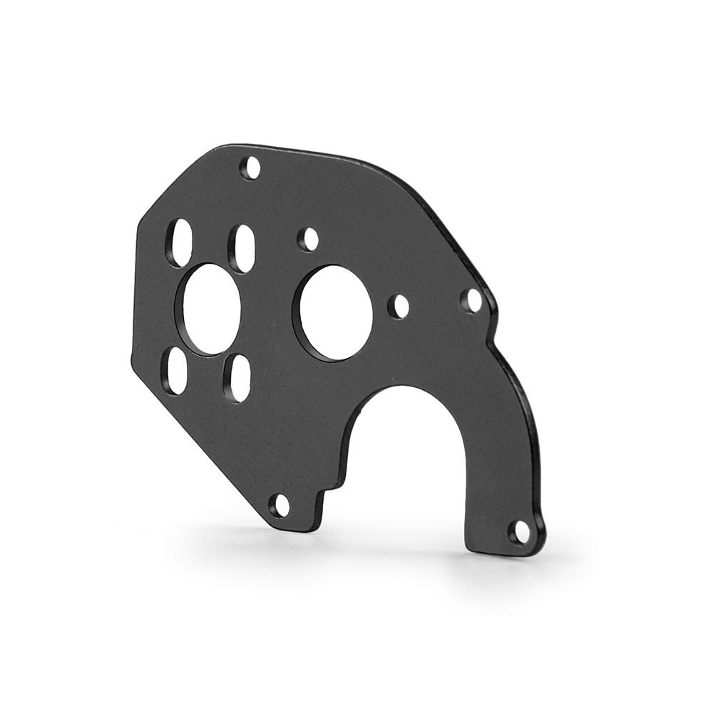 Maleonn RC Metal Motor Mount Fixing Plate Gearbox Adapter for SCX24 Upgrades AXI90081 AXI00001 AXI00002 AXI00005 AXI00006 1/24 RC Crawler Car Accessories - Black