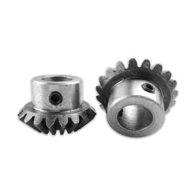 ZHENGGUIFANG ZGF-BR 2pcs 2/2.5 Modulus 15-40 Teeth Gear Teeth Spiral Bevel Gears for Model Car Modification (Number of Teeth : 2.5M18T)